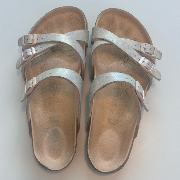 Birkenstock Franca Iridescent Rose Sandal - Picture 3 of 6